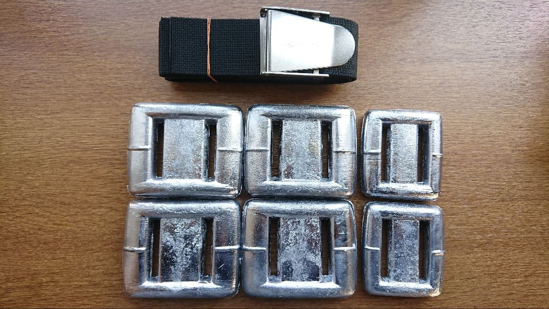 新品 ダイビングウエイト10kg ベルトセット スキューバダイビング 鉛