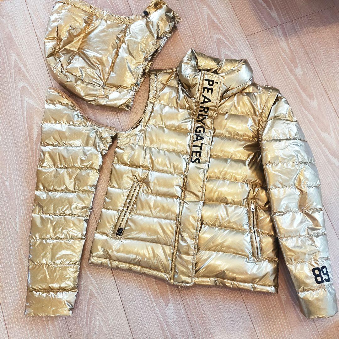 新品未使用 パーリーゲイツ ゴルフ アウター ダウン レディース