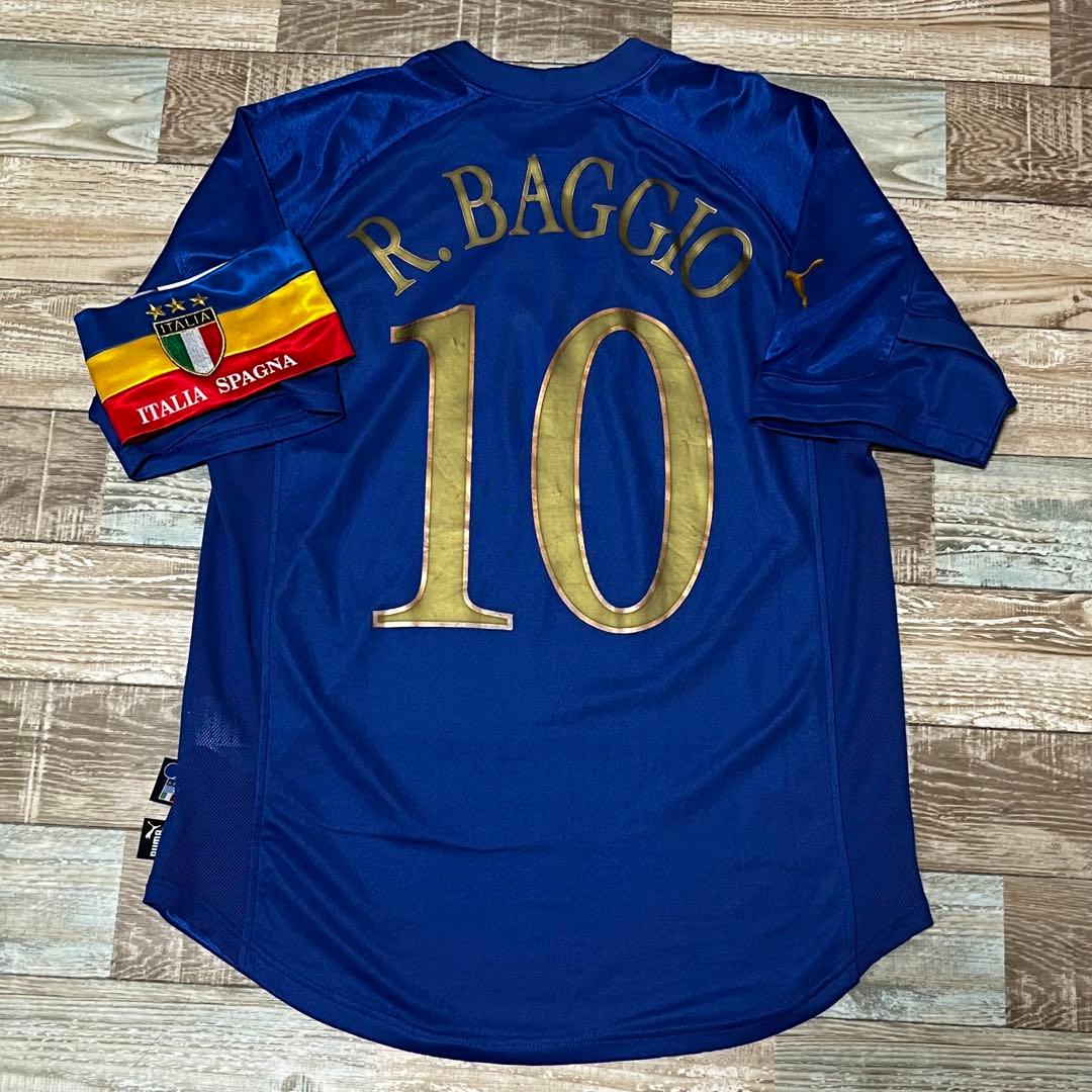 バッジョ イタリア代表 引退試合 ユニフォーム+キャプテンマーク