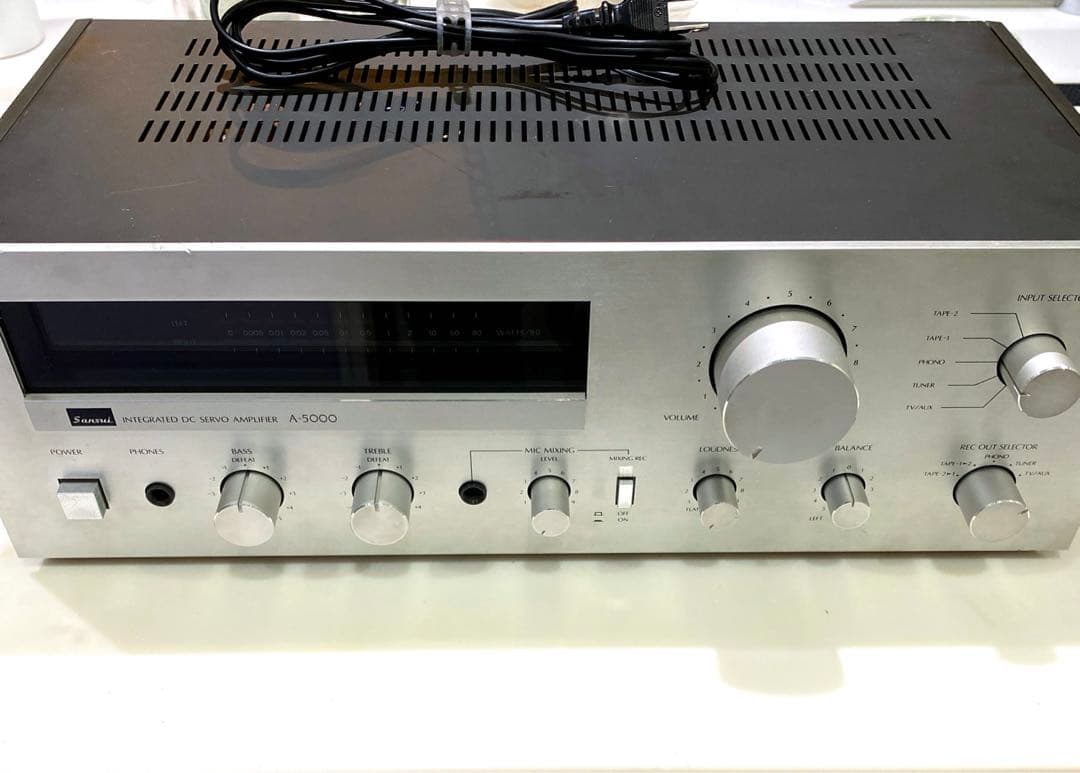 Sansui プリメインアンプ A-5000 サンスイ 動作品 - メルカリ