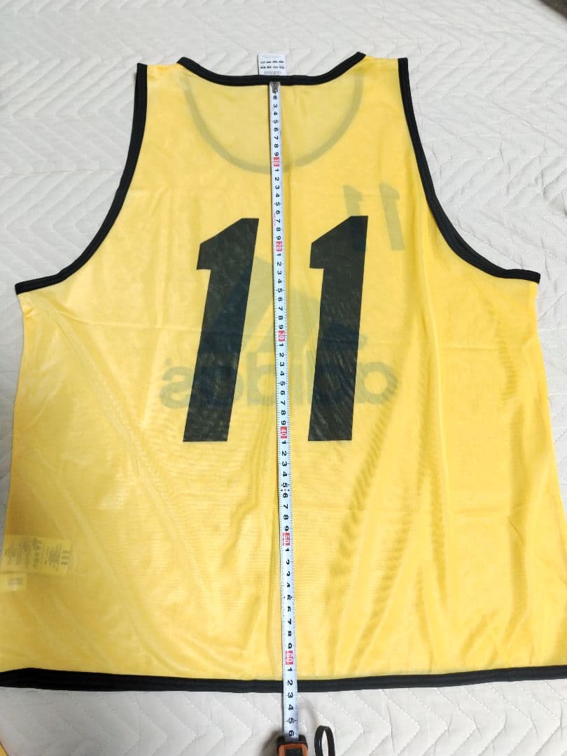 adidas ビブス 10枚セット 黄色 Lサイズ サッカー - メルカリ