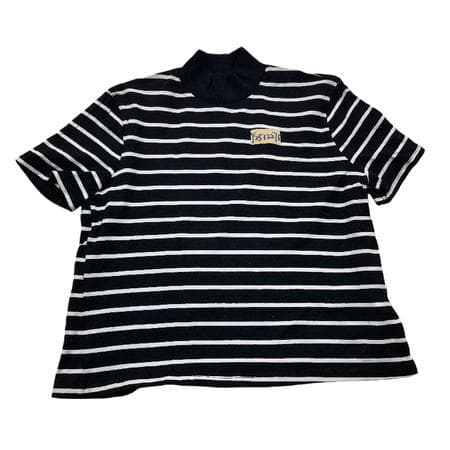 ストライプ ポロシャツ ネイビー ホワイト - メルカリ