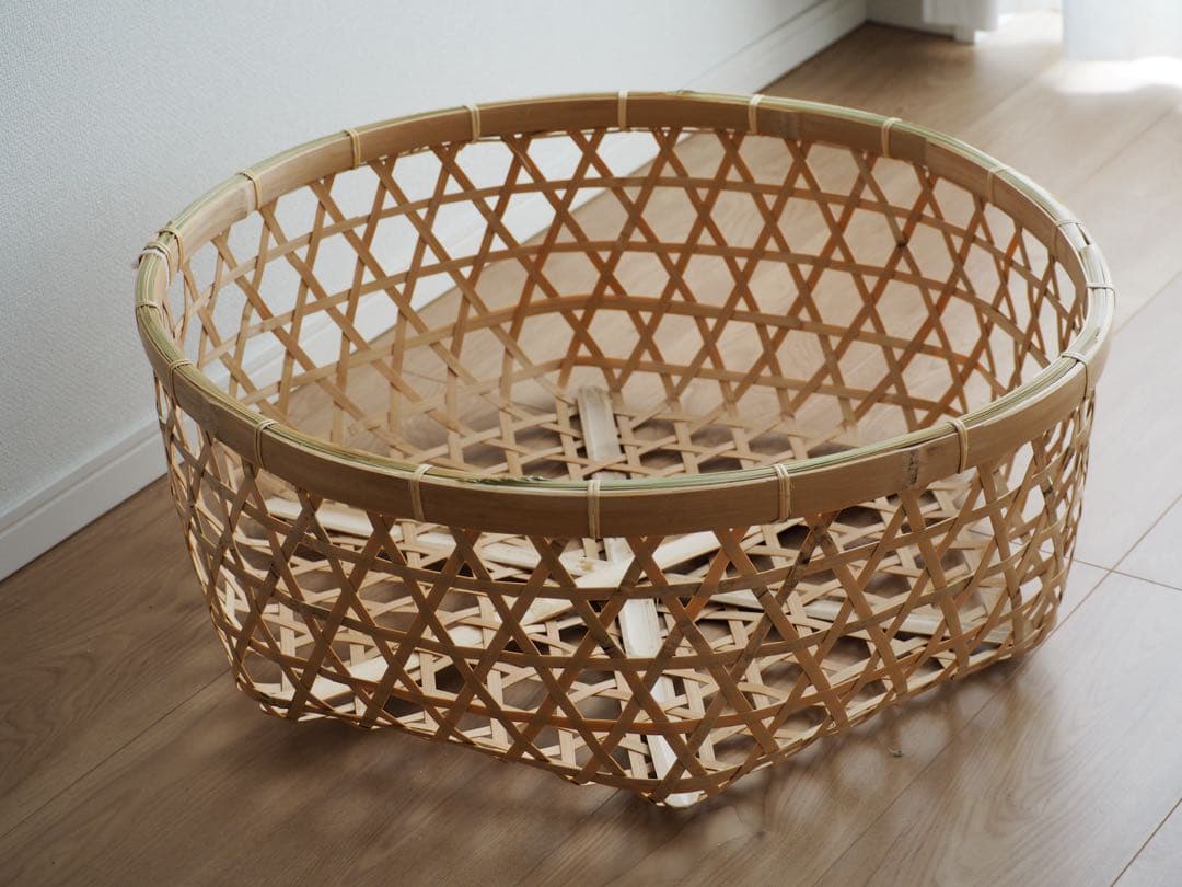 超特大竹かご【69】 スーパーかご 35×27×24cm ※受注生産につき、発送までに最大2ヶ月程