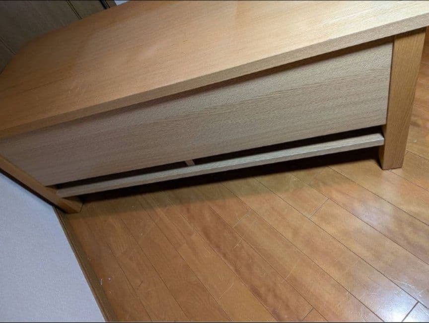 《送料込》無印良品 木製テレビボード 棚 タモ材 収納 木製家具 TV台廃盤家具