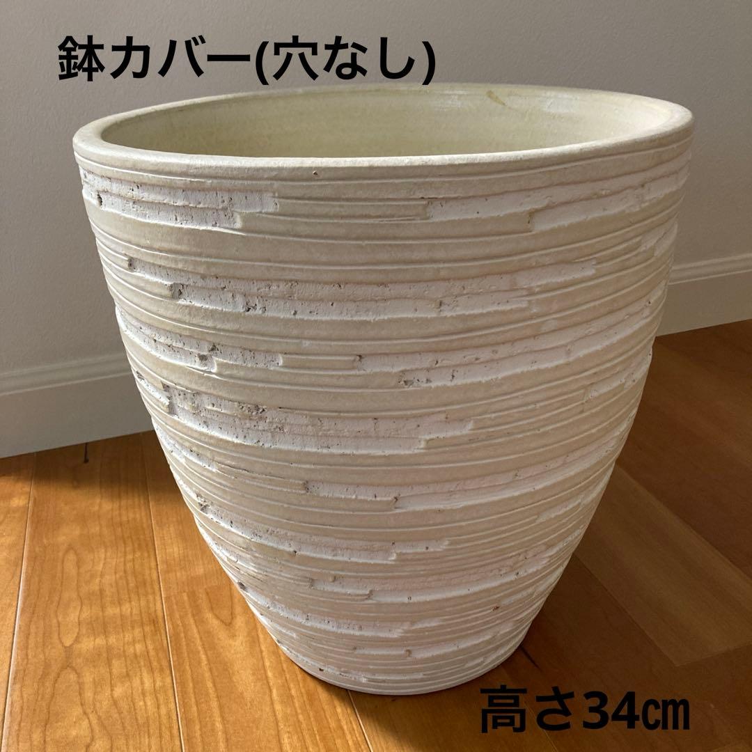 鉢カバー(直径32.3cm 高さ34㎝) コンクリート 鉢 飾らないままを飾る ミドル 直径44cm 大きい