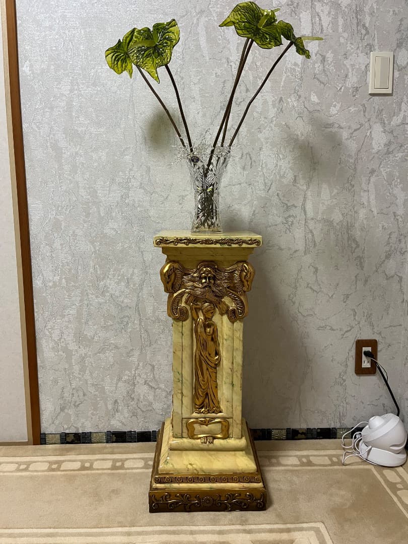 装飾的なアンティーク花瓶台 フランスアンティーク家具 アンティーク花台.4 フレンチインテリア