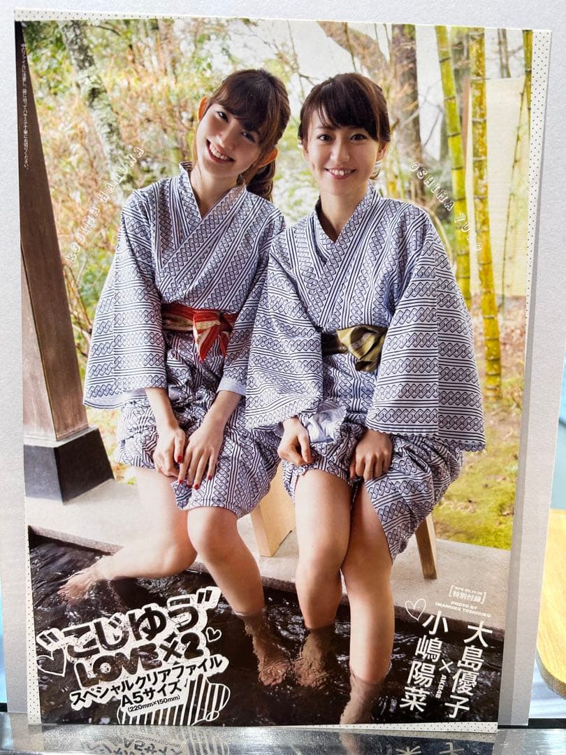 AKB48大島優子・小嶋陽菜 クリアファイル A5サイズ - メルカリ