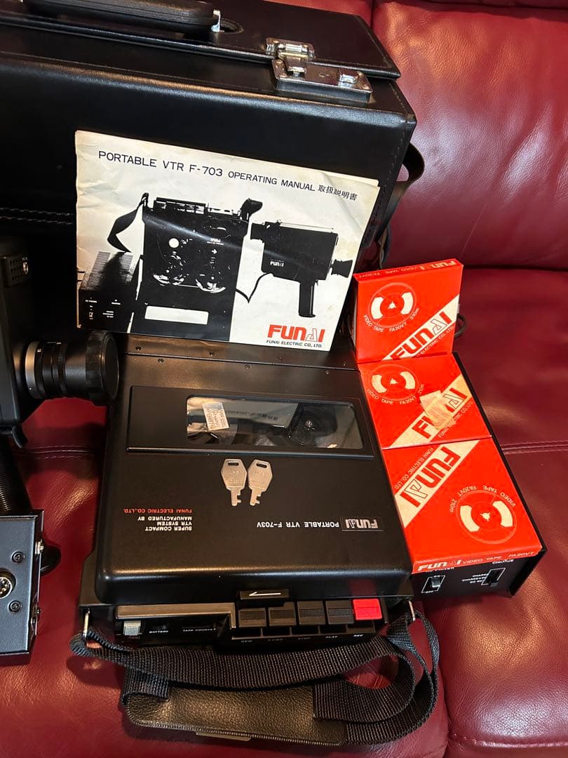 フナイ ポータブル VTR F-703V レトロ カメラ - メルカリ
