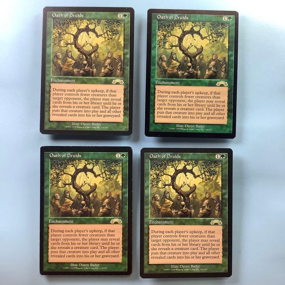 ドルイドの誓い/Oath of Druids EXO英語4枚セット ドルイドの誓い Oath of Druids 4枚 英語 - メルカリ