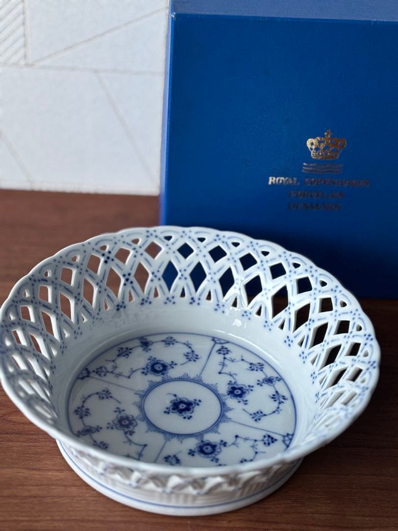 ロイヤルコペンハーゲン ボウル　ブルーフルーテッド フルレース ブルーフルーテッド フルレース ボウル 28cm|ロイヤル コペンハーゲン