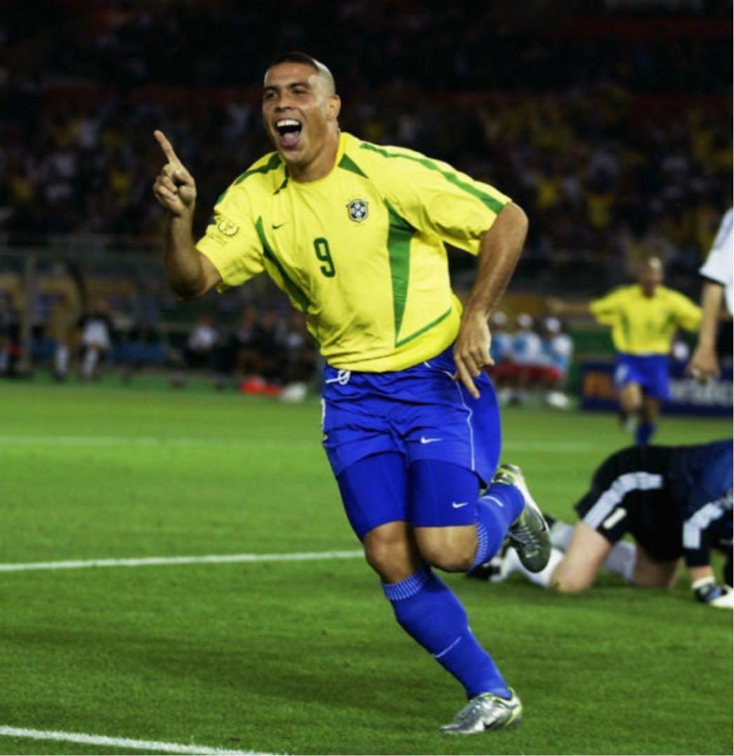 選手支給モデル ブラジル代表】日韓W杯2002年 ユニ 選手支給モデル