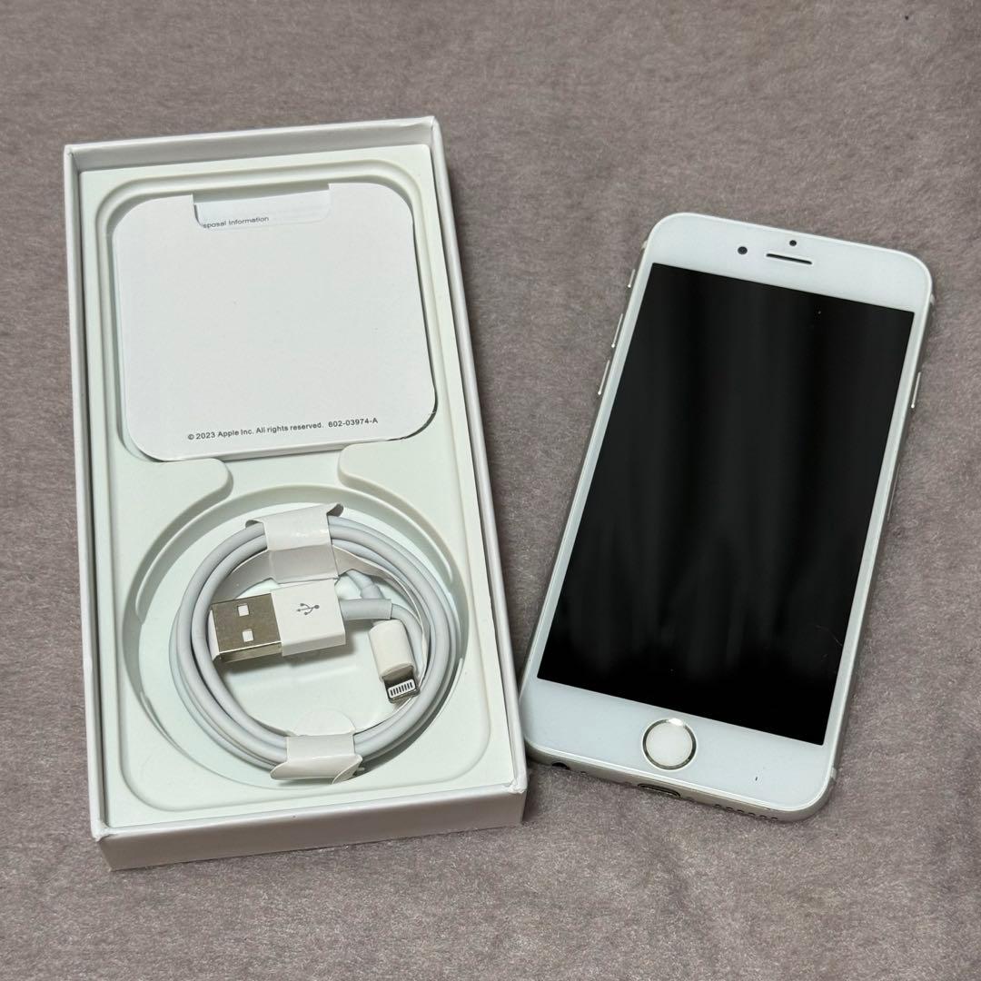 iPhone6s 64GB 本体 シルバー 付属品付き - メルカリ
