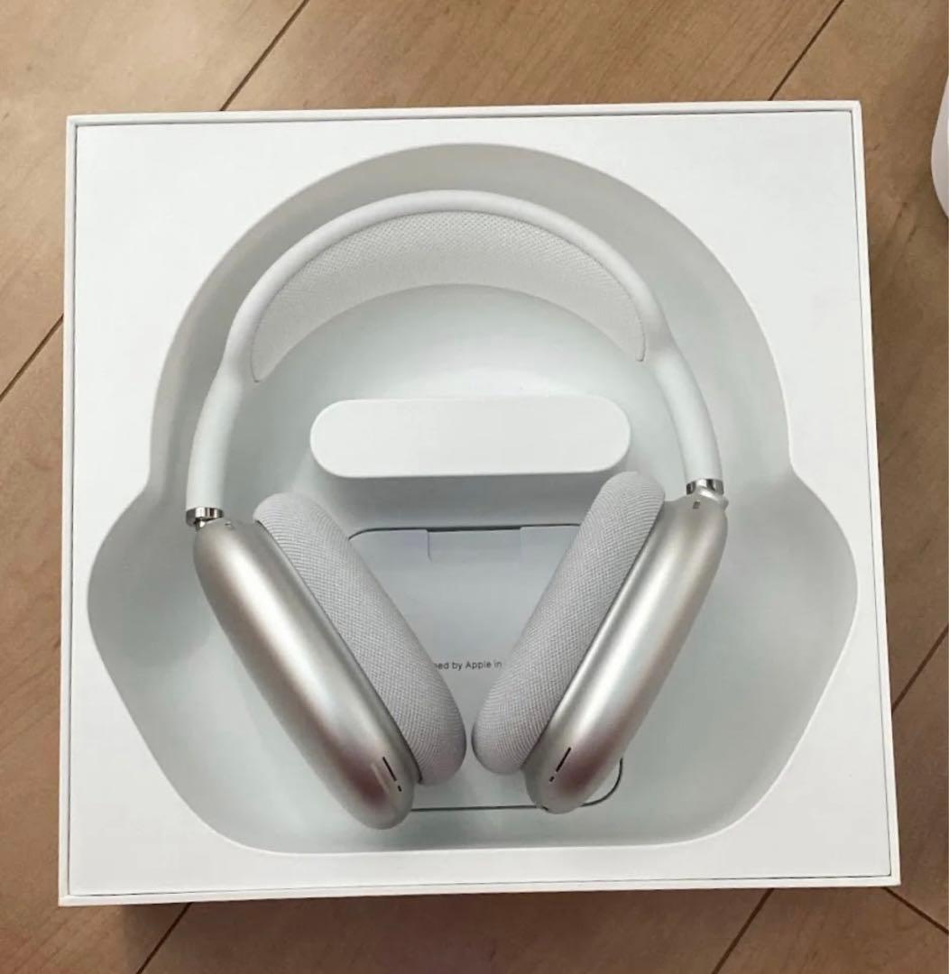 大幅値下げ中！！希少 【有名人多数持参】AirPods MAX シルバー カバー