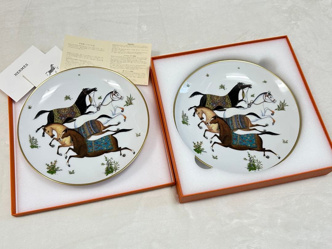 【新品未使用】エルメス　プレート　シュバルドリアン2枚セット 楽天市場】［PR］【新品】【未使用品】HERMES エルメスデザート