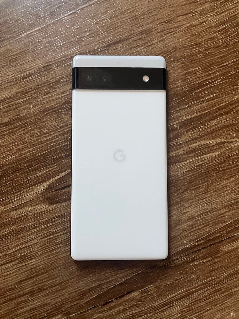 Google Pixel 6a ホワイト 本体 USBケーブル付き - メルカリ