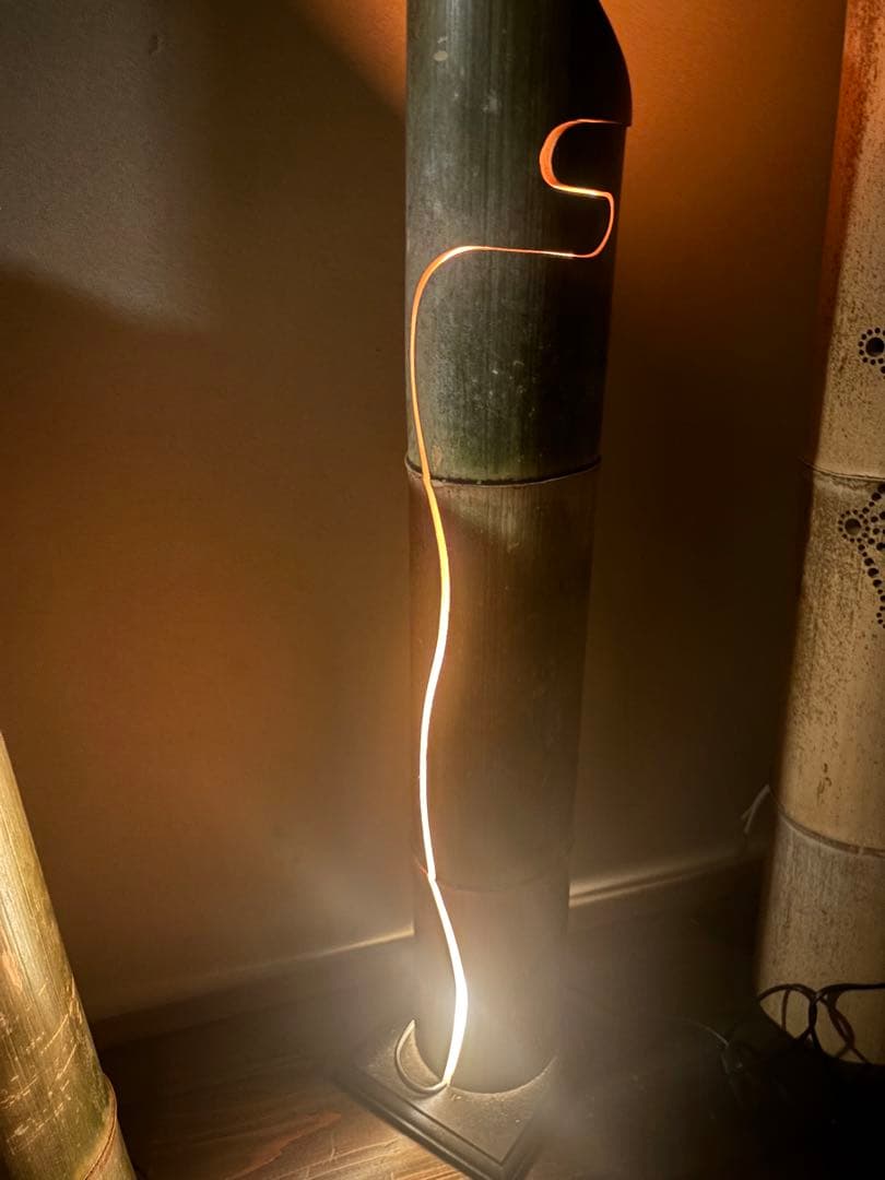 竹あかり 竹灯篭 青海波 商売繁盛 - メルカリ