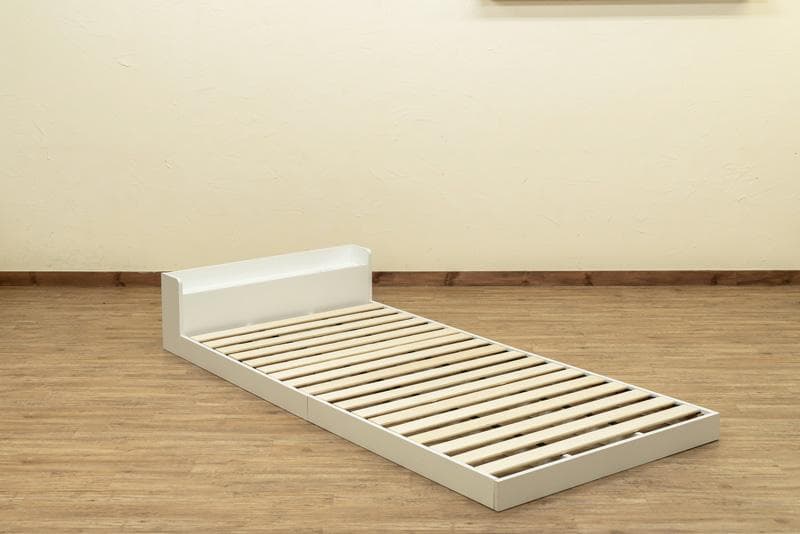 《新品・送料無料》NEW　Altaコンセント付きローベッド　BK/DBR/WH