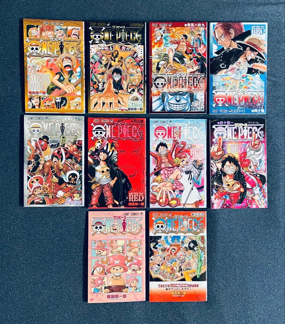 ワンピース 全113巻初版 帯☆チラシ全巻 + MEGA ボーナス - メルカリ
