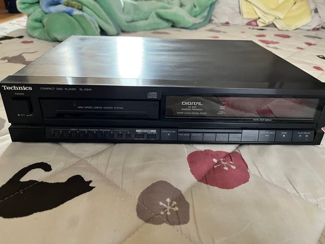 Technics SL-X845. ディスクプレーヤー ジャンク品 - メルカリ