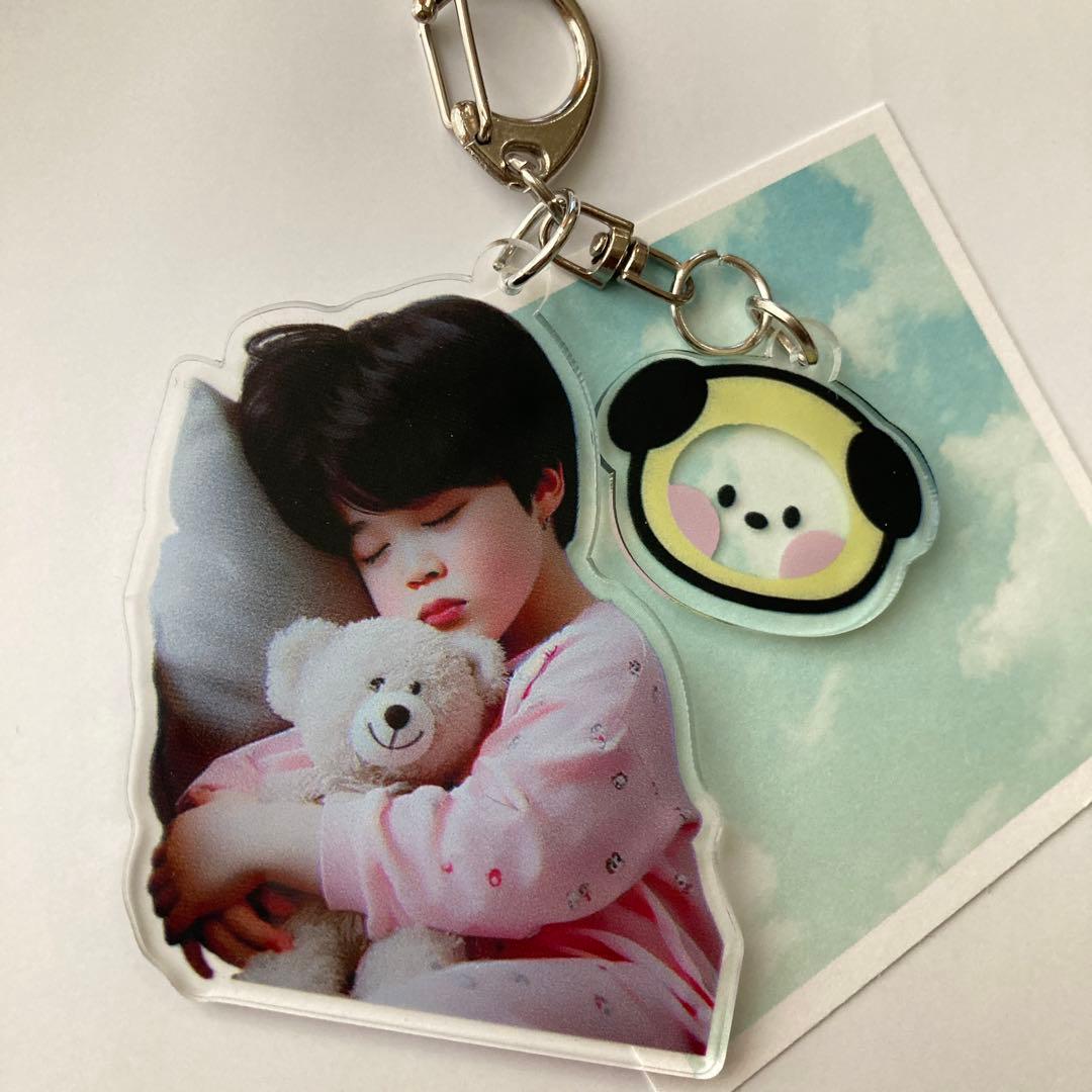 BTS アクリルキーリング キーホルダー Jimin すやすやジミン AIベビー