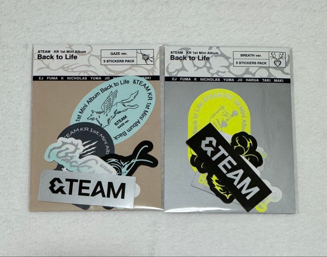&TEAM Back to life ステッカー セット - メルカリ