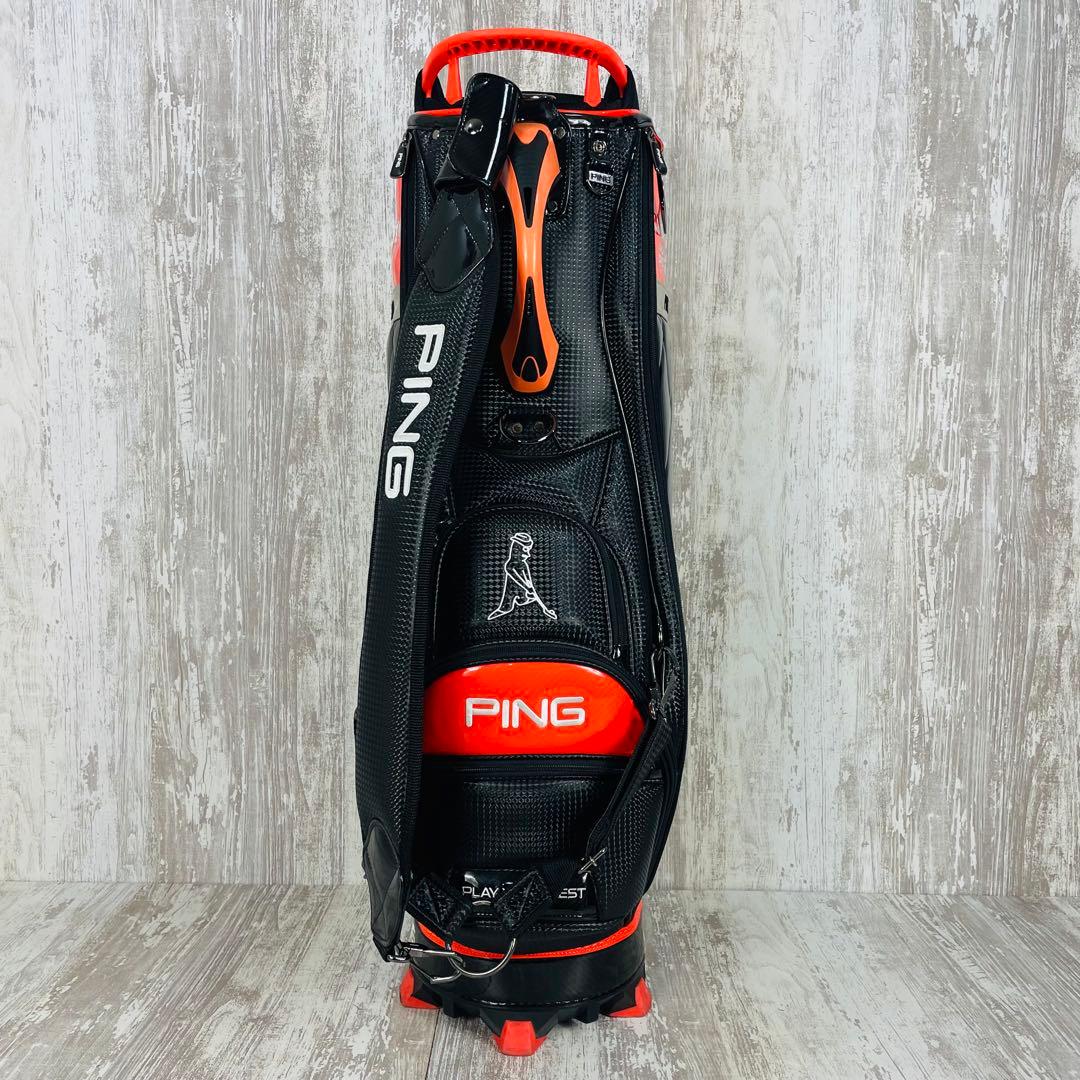 廃盤品】PING ピンMr. PING KARSTEN エナメルキャディバッグ - メルカリ