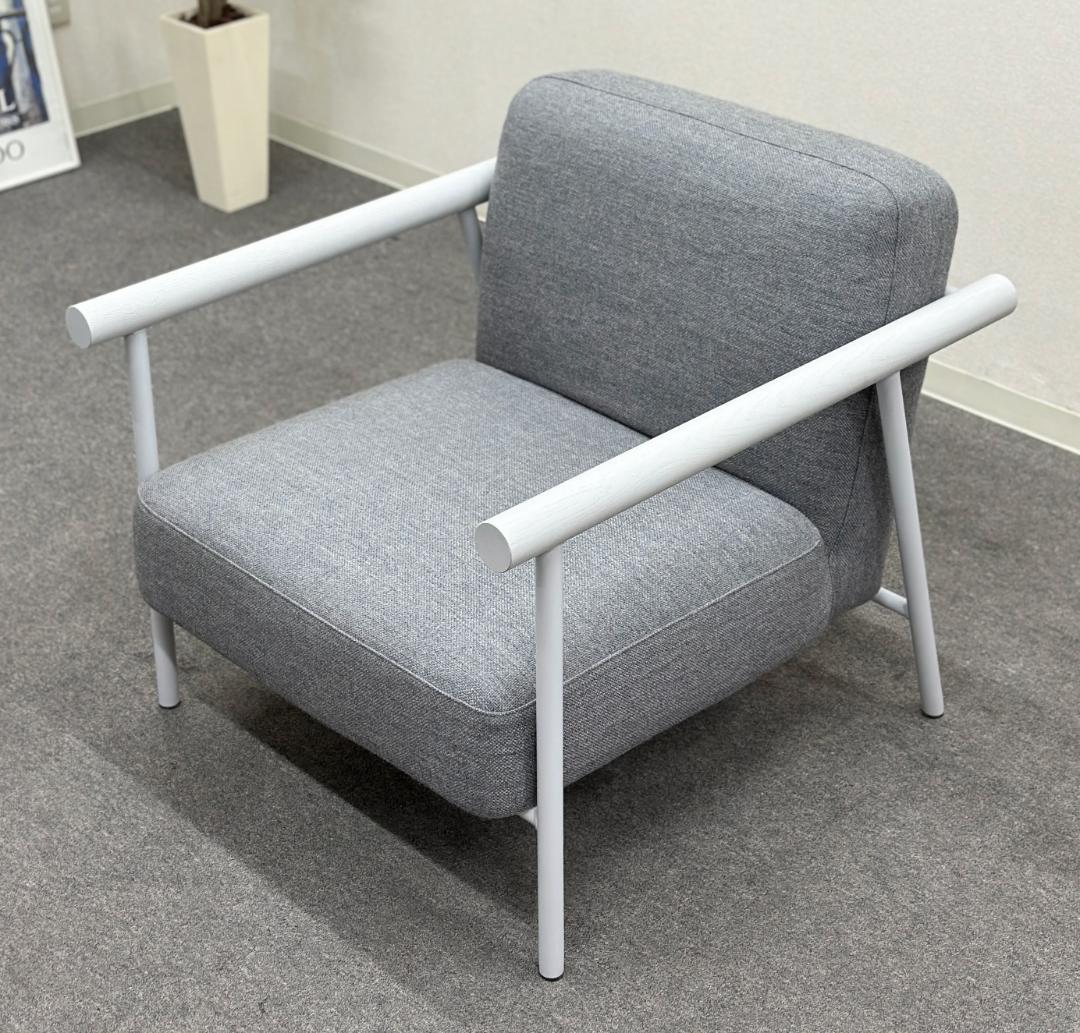 ベラコンテ■レール　ラウンジソファ　1P　グレー　シンプル　パモウナ取り扱い bellacontte RAIL LOUNGE SOFA / ベラコンテ レールラウンジソファ