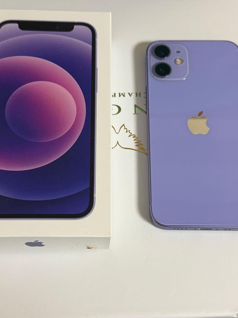 Apple iPhone 12mini パープル 本体 （箱あり） - メルカリ