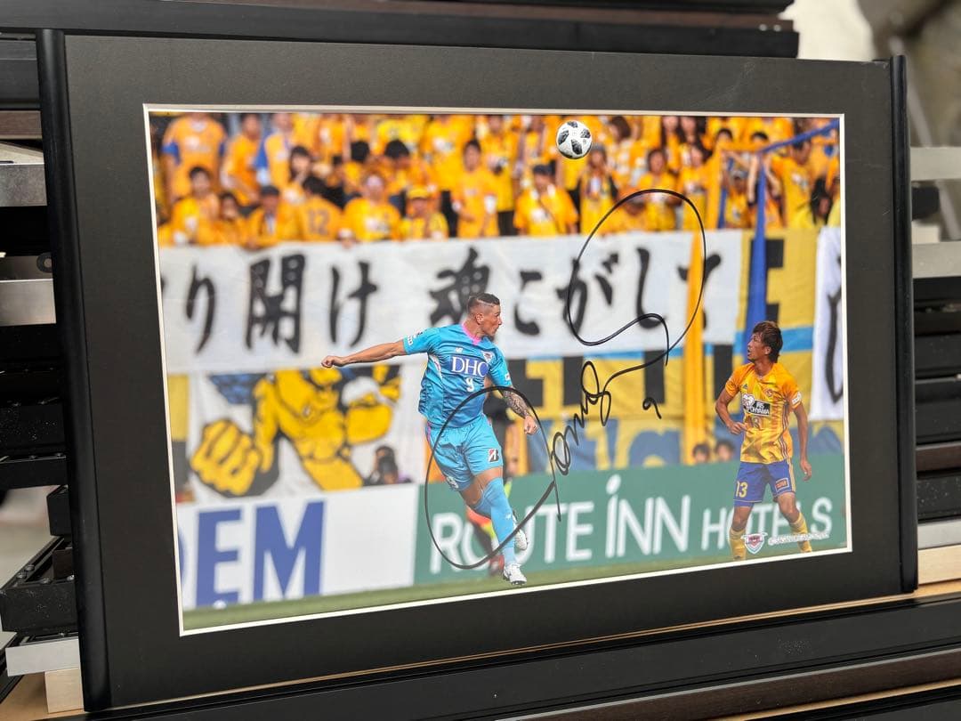 フェルナンドトーレス　サガン鳥栖　直筆サイン　額入り Yahoo!オークション -「フェルナンドトーレス サイン」(シングルカード