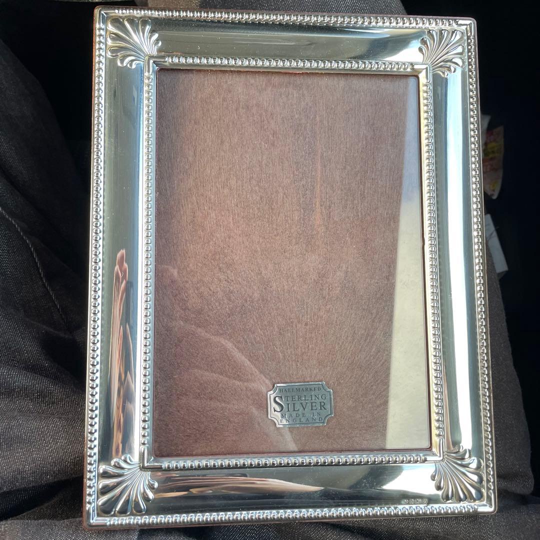 Carrs カース　イングランド　スターリングシルバー　フォトフレーム　純銀製 2/2 英国銀製品の老舗ブランド 「カーズ」 [ステーショナリー・文房具