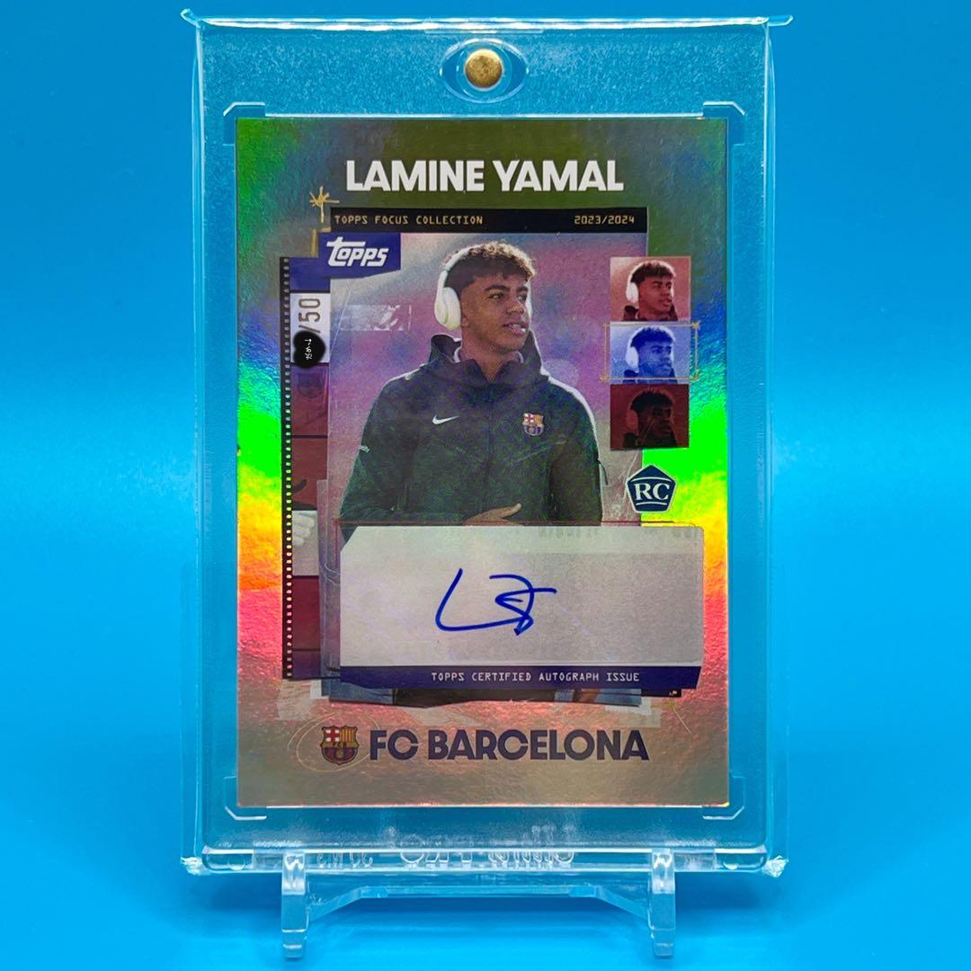 TOPPS LAMINE YAMAL RC ヤマル 直筆サイン 世界50枚限定 - メルカリ