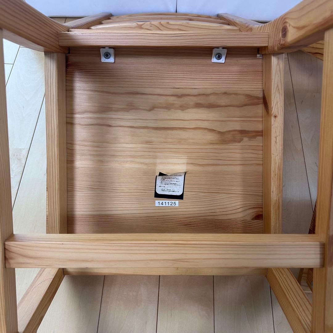 パイン材 チェア ナフコ 木製チェア 2脚セット ベーグル ③④ - メルカリ