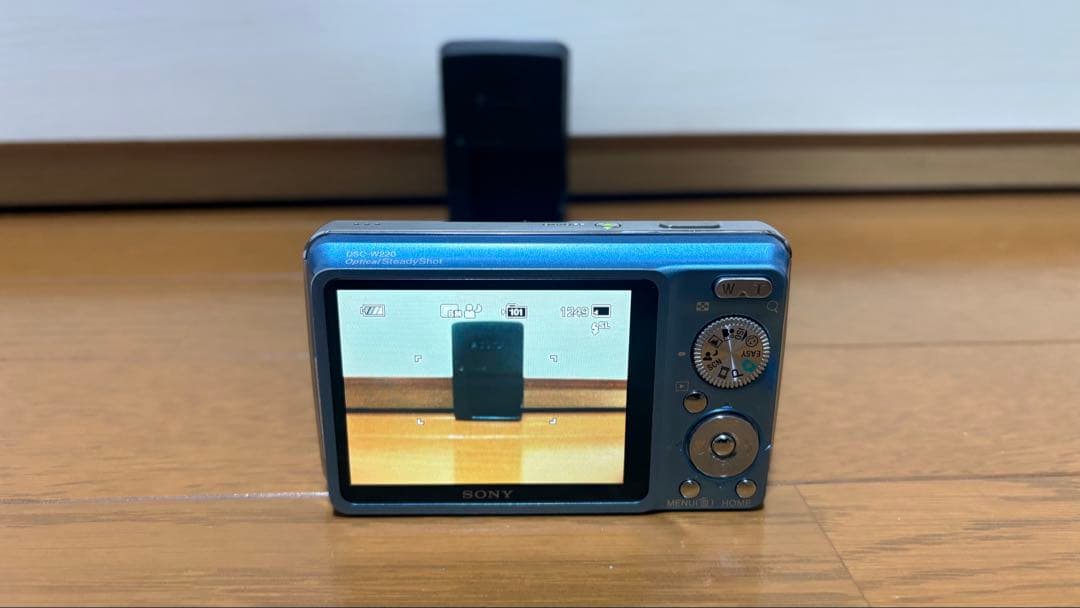 動作品 希少ブルーSONY サイバーショット12.1MPDSC-W220 - メルカリ