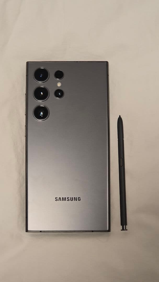 Samsung Galaxy S24 Ultra SIMフリー SIMフリー】Galaxy S24 Ultra 256G SM-S928QZTESJP チタニウムグレー