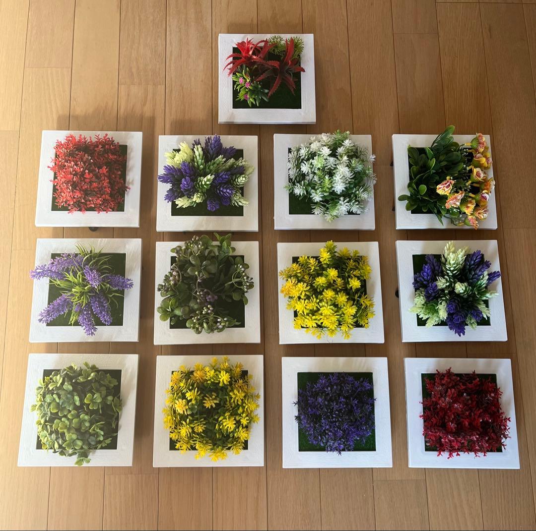 ウォールグリーン 13個セット – 壁掛けフェイクグリーン（ミニ人工観葉植物） 楽天市場】ウォールグリーン 壁掛け フェイク フェイクグリーン 造花
