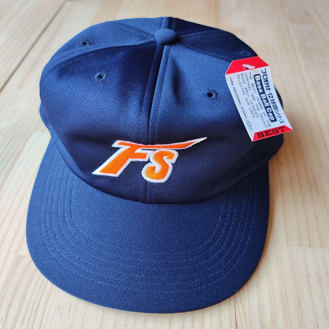 日本ハムファイターズFSロゴ刺繍 ネイビー ベースボールキャップ М