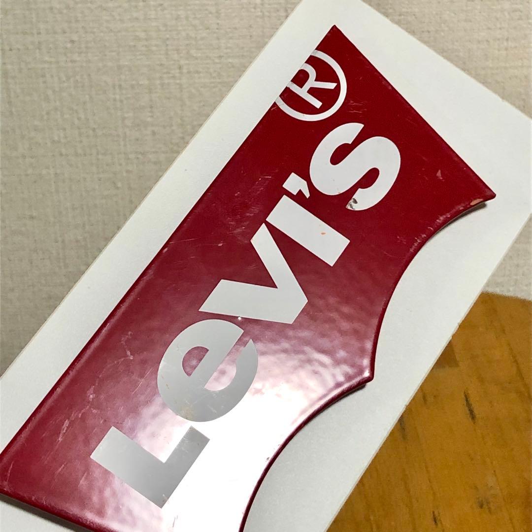 リーバイス ロゴ 置き物 置物 ディスプレイ 非売品 レア 看板 レトロ