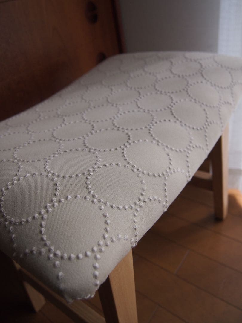 ミナペルホネン ハンドメイド オーク スツール タンバリン 生地 チェア