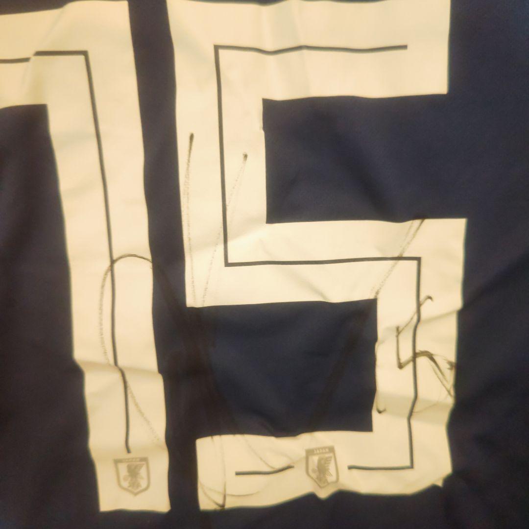 希少品！日本代表 adidas サッカーシャツ OSAKO 15（サイン付き