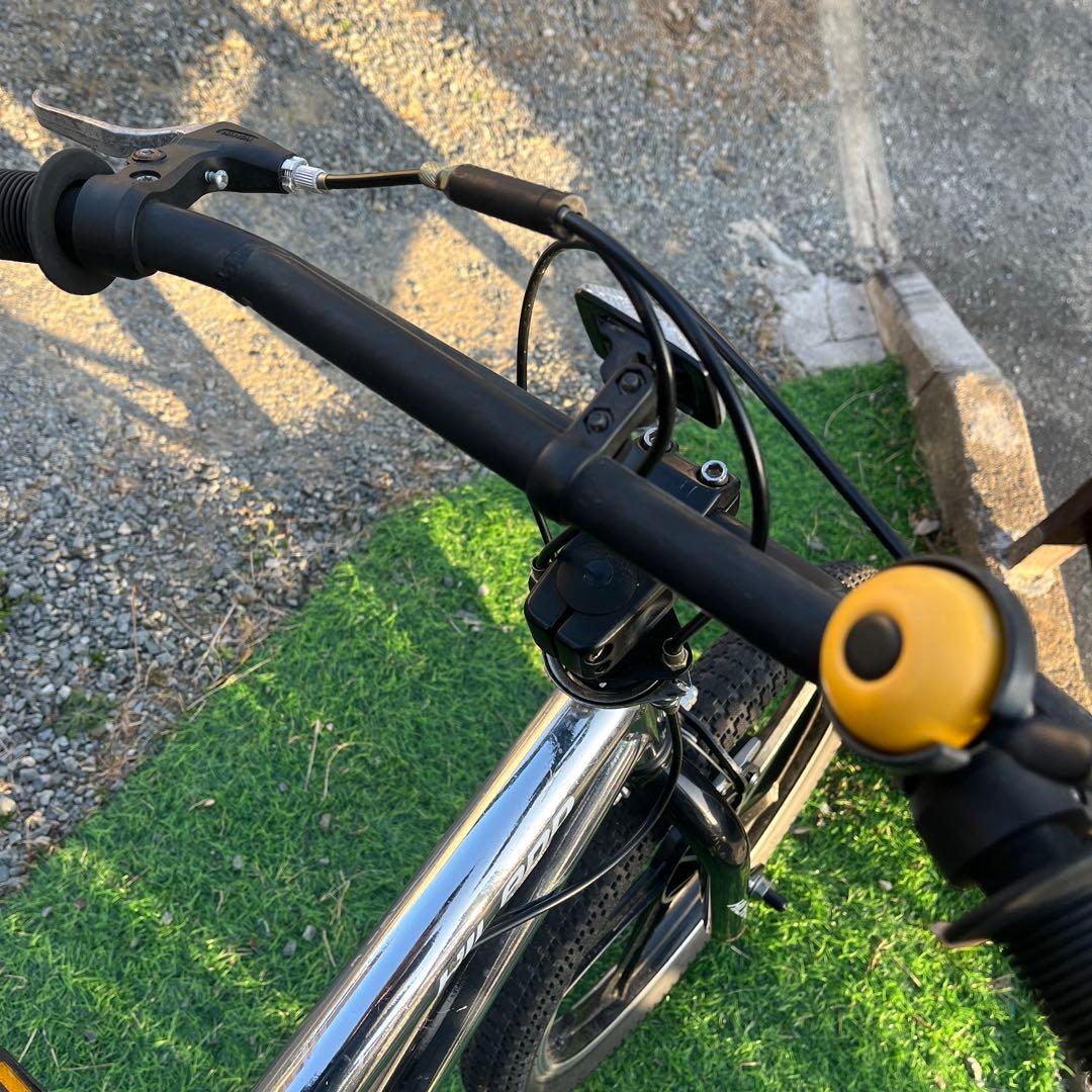 福岡市東区引き取り限定 バイク 20インチ シルバー/ブラック 自転車本体