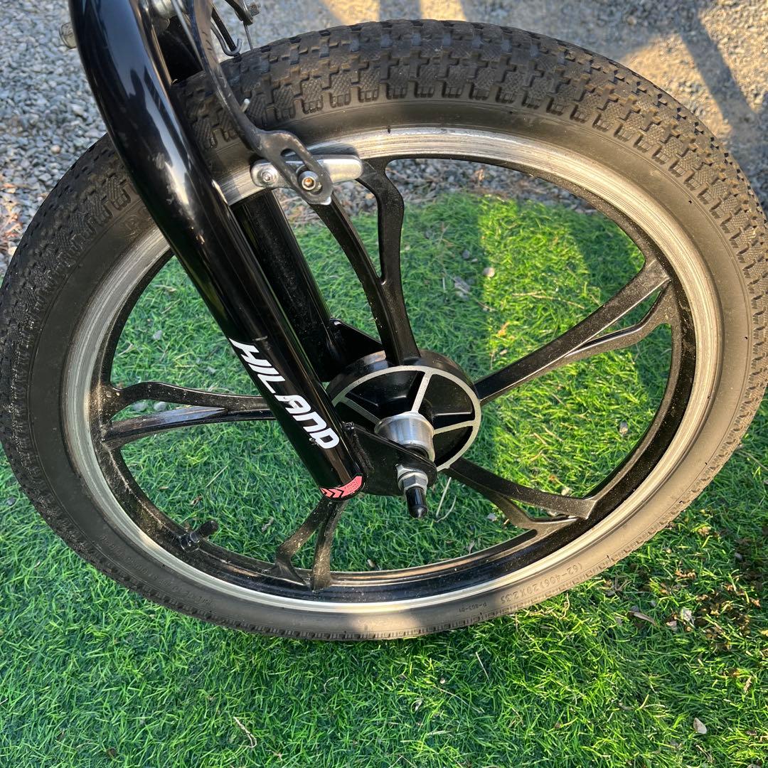 福岡市東区引き取り限定 バイク 20インチ シルバー/ブラック 自転車本体