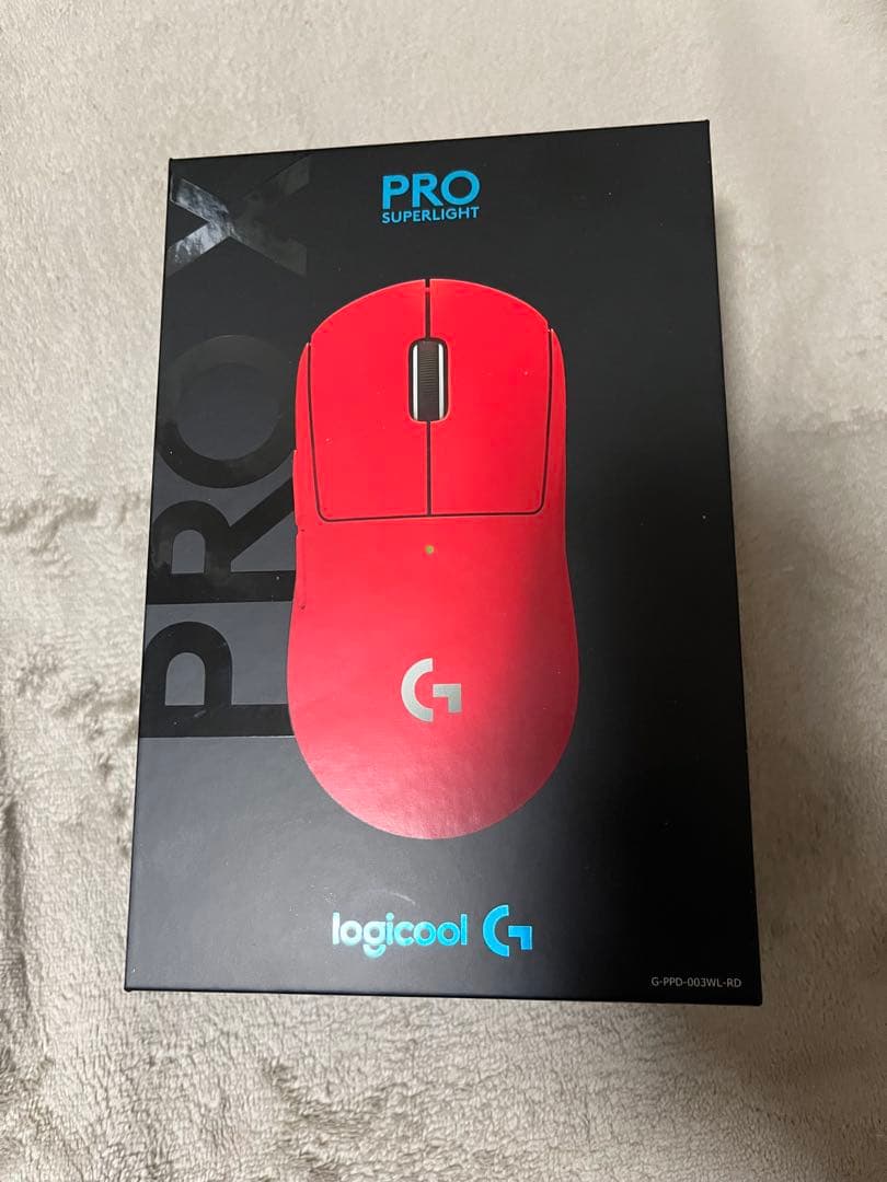 Logicool G PRO SUPERLIGHT レッド Logicool G PRO X SUPERLIGHT ワイヤレス ゲーミング マウス