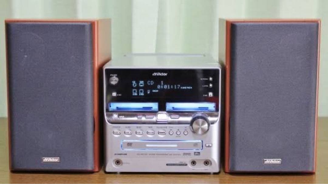 Victor ビクター DVD/2MD/TAPEコンポ - メルカリ
