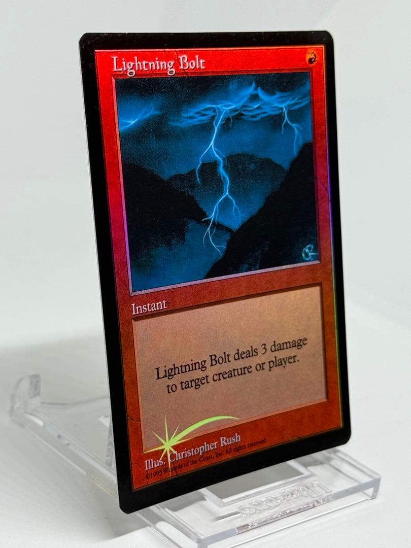 【Foil】《稲妻/Lightning Bolt》(ジャッジ褒賞)旧枠②