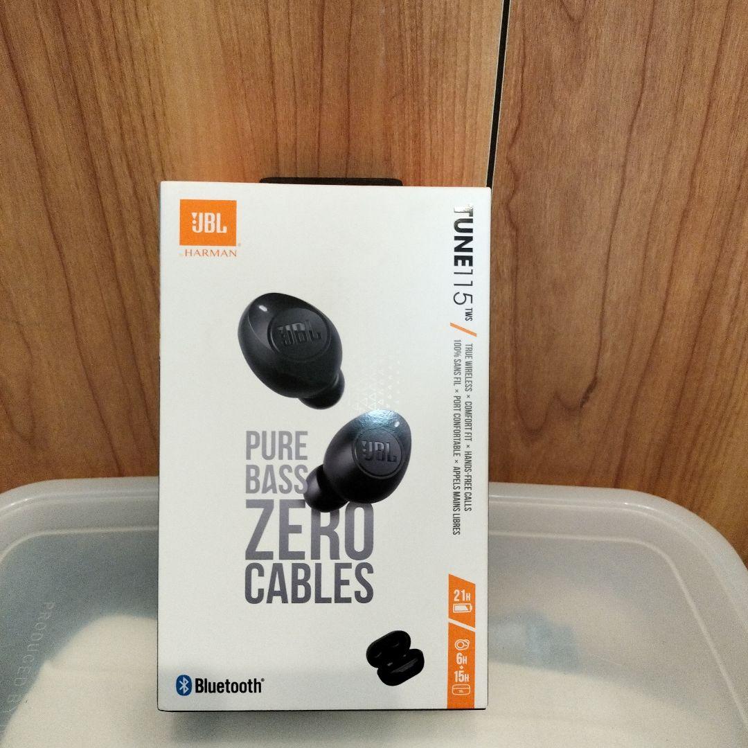 JBL TUNE 115TWS ワイヤレスイヤホン ブラック JBL Tune 115TWS | 完全ワイヤレスイヤホン