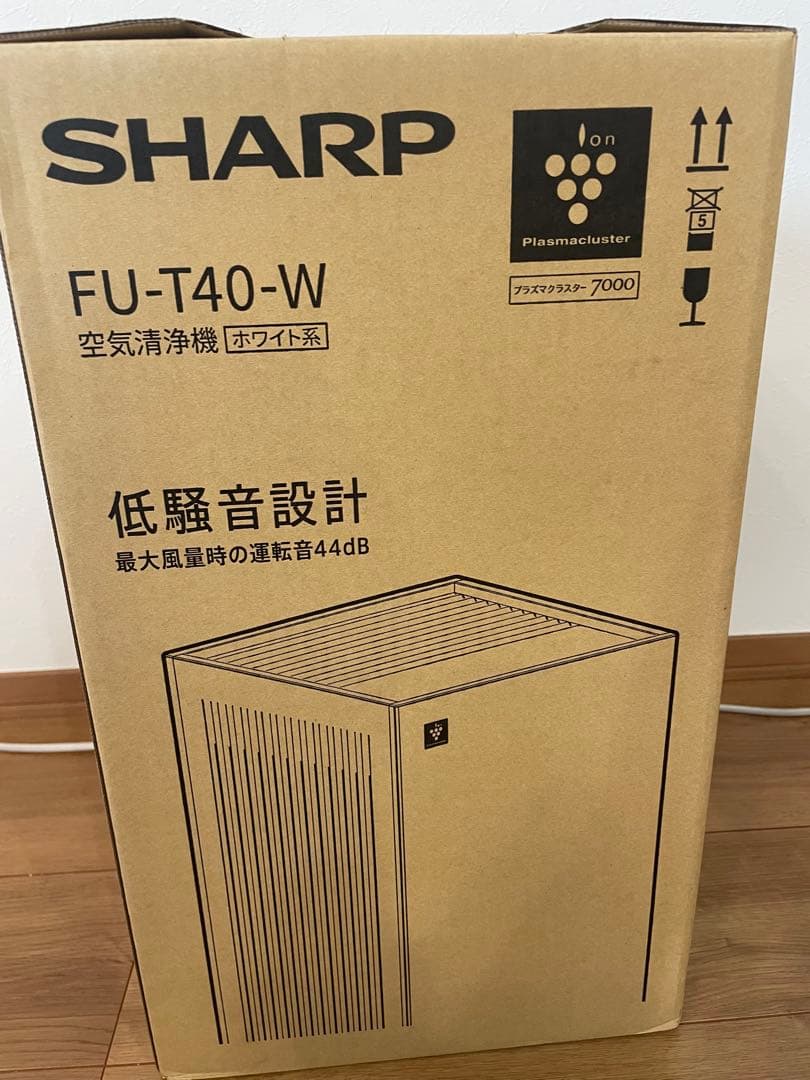 SHARP FU-T40-W 空気清浄機 FU-T40 | 空気清浄機：シャープ