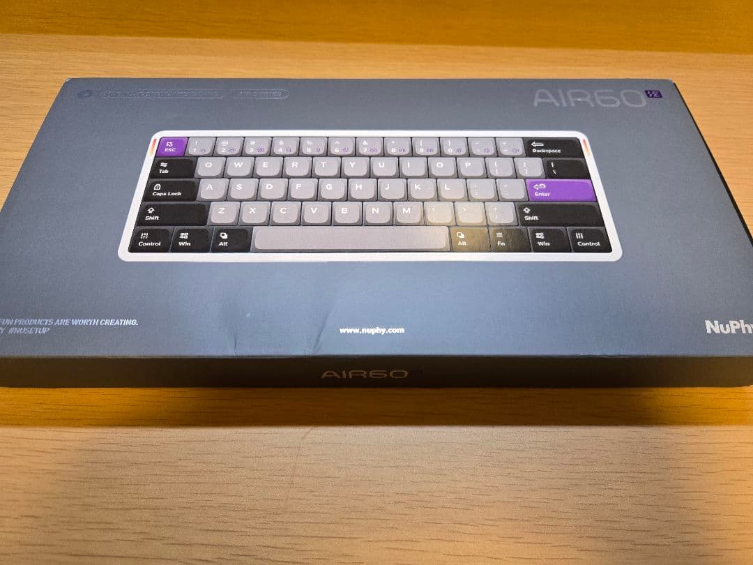 キーボード NuPhy Air60 HE Amazon | nuphy Air60 HE 磁気スイッチ ゲーミングキーボード 61キー