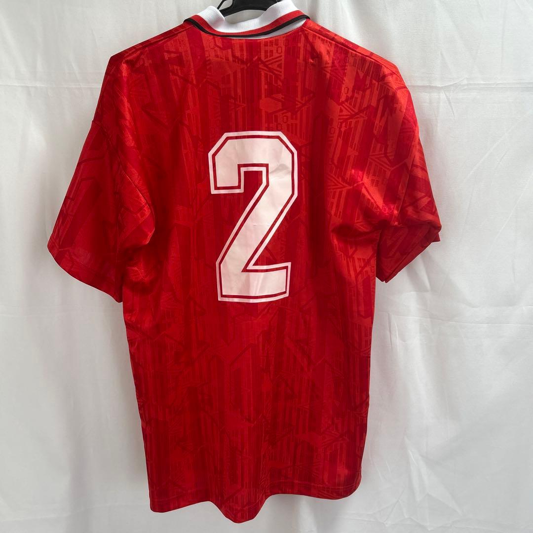 ユニフォーム マンチェスターユナイテッド超レア紐襟サイズXL - メルカリ