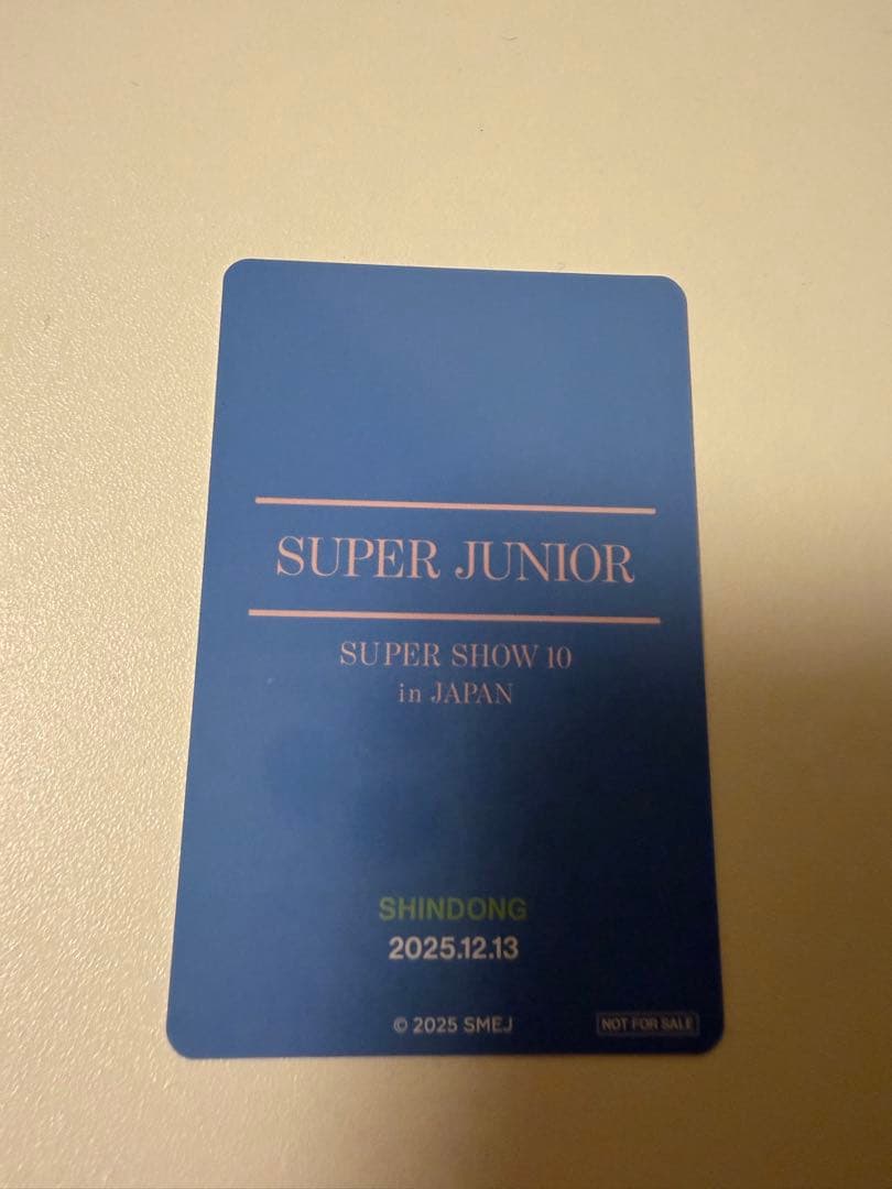 プレミアムシートSUPER JUNIOR SHINDONG トレカ - メルカリ
