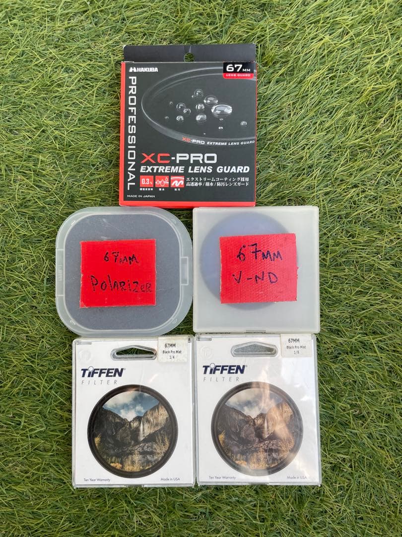 アナモルフィックレンズ 1.33x m43 とSonyアダプタとフィルターと鞄